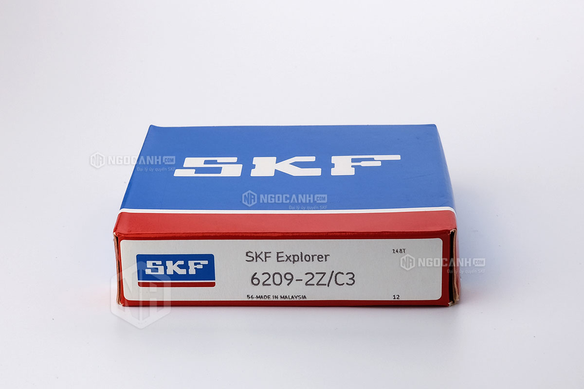 Vòng bi 6209-2Z/C3 thương hiệu SKF do NGOCANH.COM phân phối chính hãng tại thị trường Việt Nam