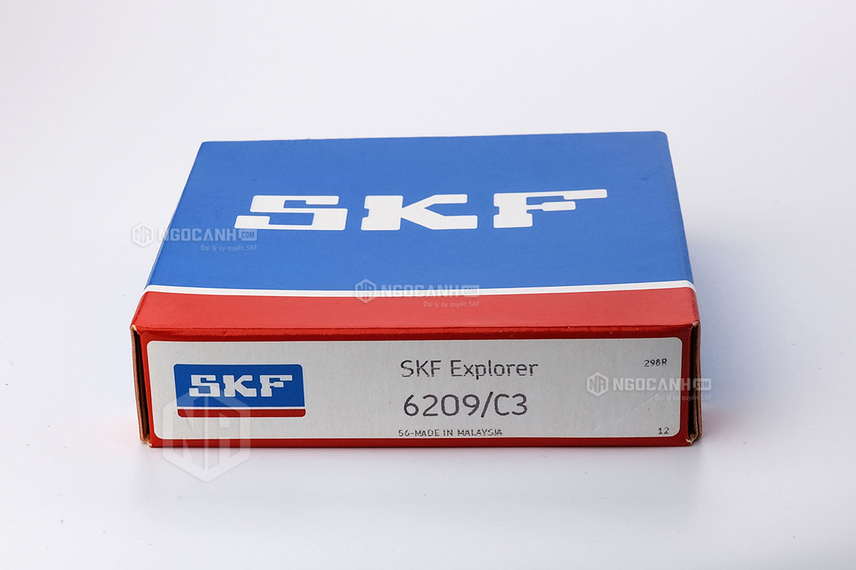 Vòng bi 6209/C3 thương hiệu SKF do NGOCANH.COM phân phối chính hãng tại thị trường Việt Nam