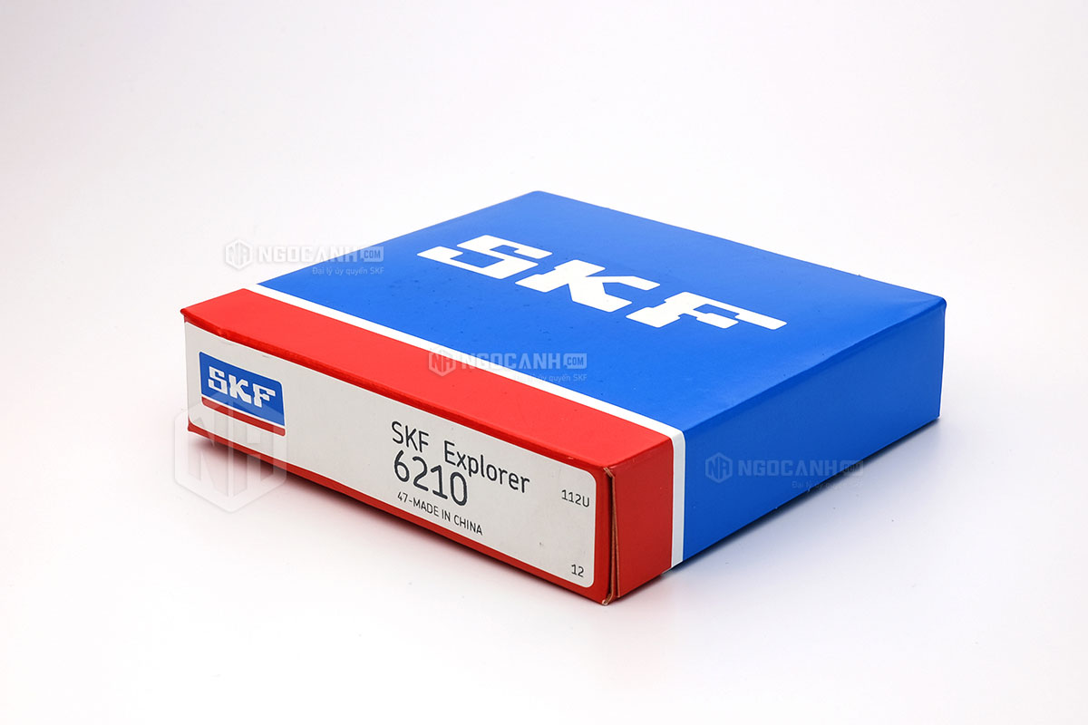 Vòng bi SKF 6210 có cấu tạo không sử dụng phớt chắn mỡ