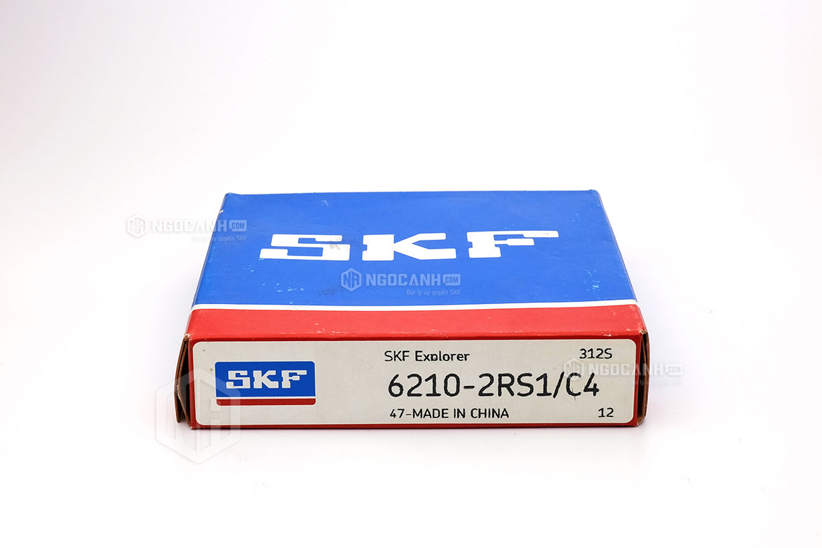 Vòng bi 6210-2RS1/C4 thương hiệu SKF do NGOCANH.COM phân phối chính hãng tại thị trường Việt Nam