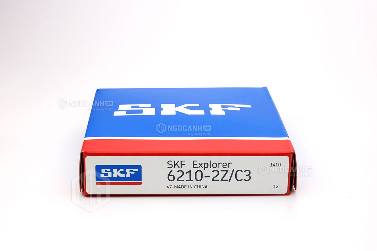 Vòng bi 6210-2Z/C3 thương hiệu SKF do VOBIVI.COM phân phối chính hãng tại thị trường Việt Nam