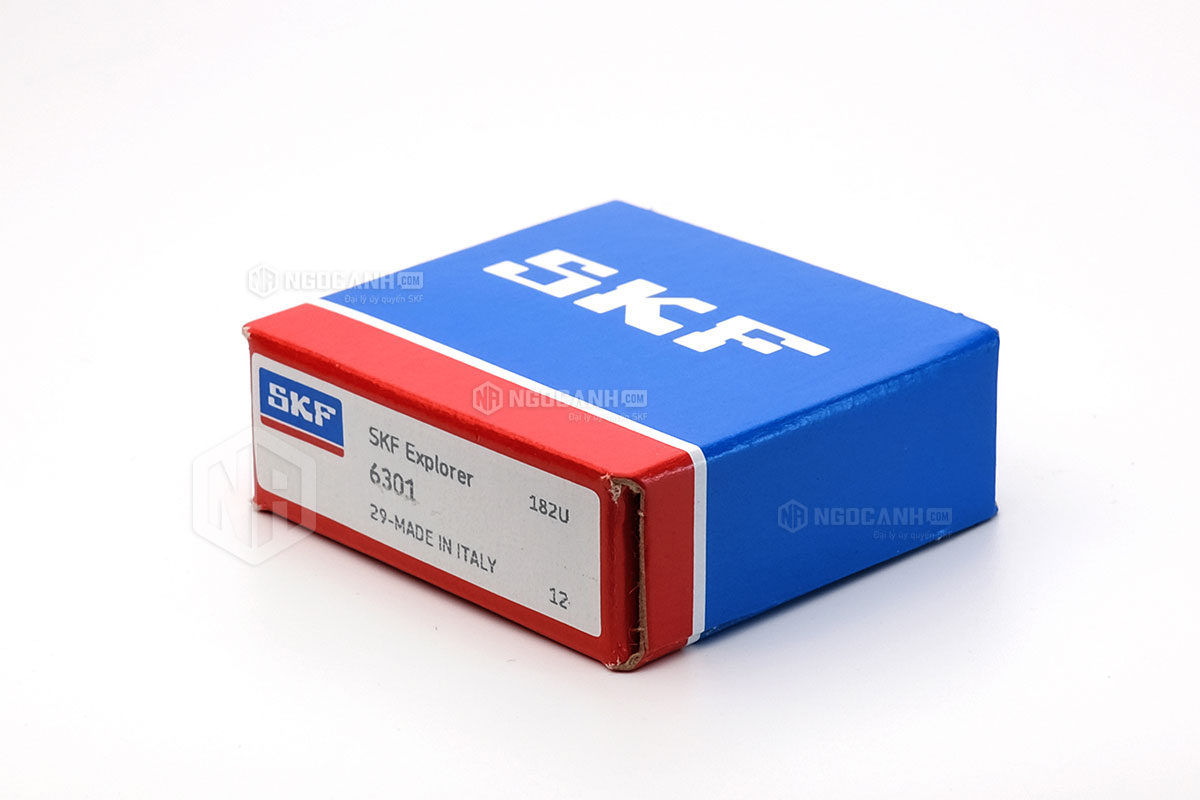 Vòng bi SKF 6301 có cấu tạo không sử dụng phớt chắn mỡ