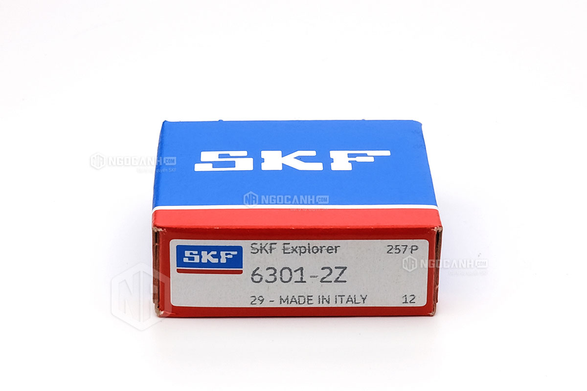 Vòng bi 6301-2Z thương hiệu SKF do NGOCANH.COM phân phối chính hãng tại thị trường Việt Nam