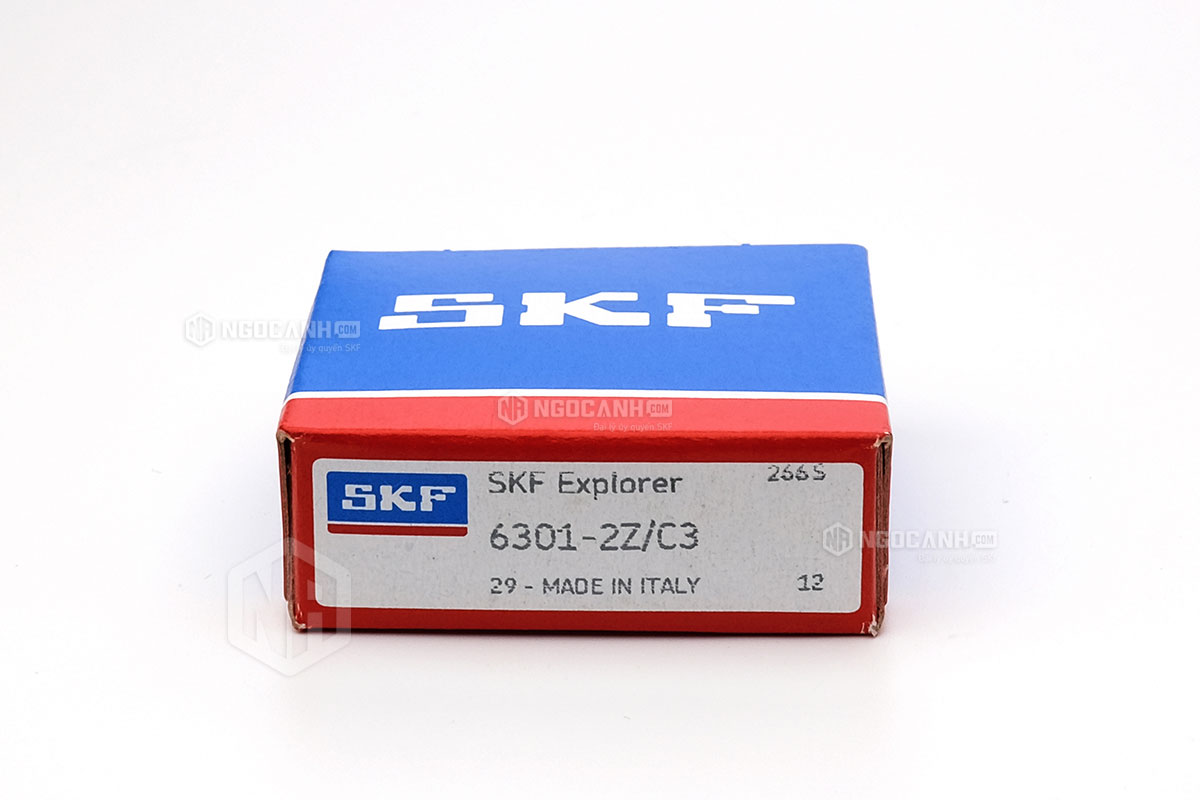 Vòng bi 6301-2Z/C3 thương hiệu SKF do NGOCANH.COM phân phối chính hãng tại thị trường Việt Nam