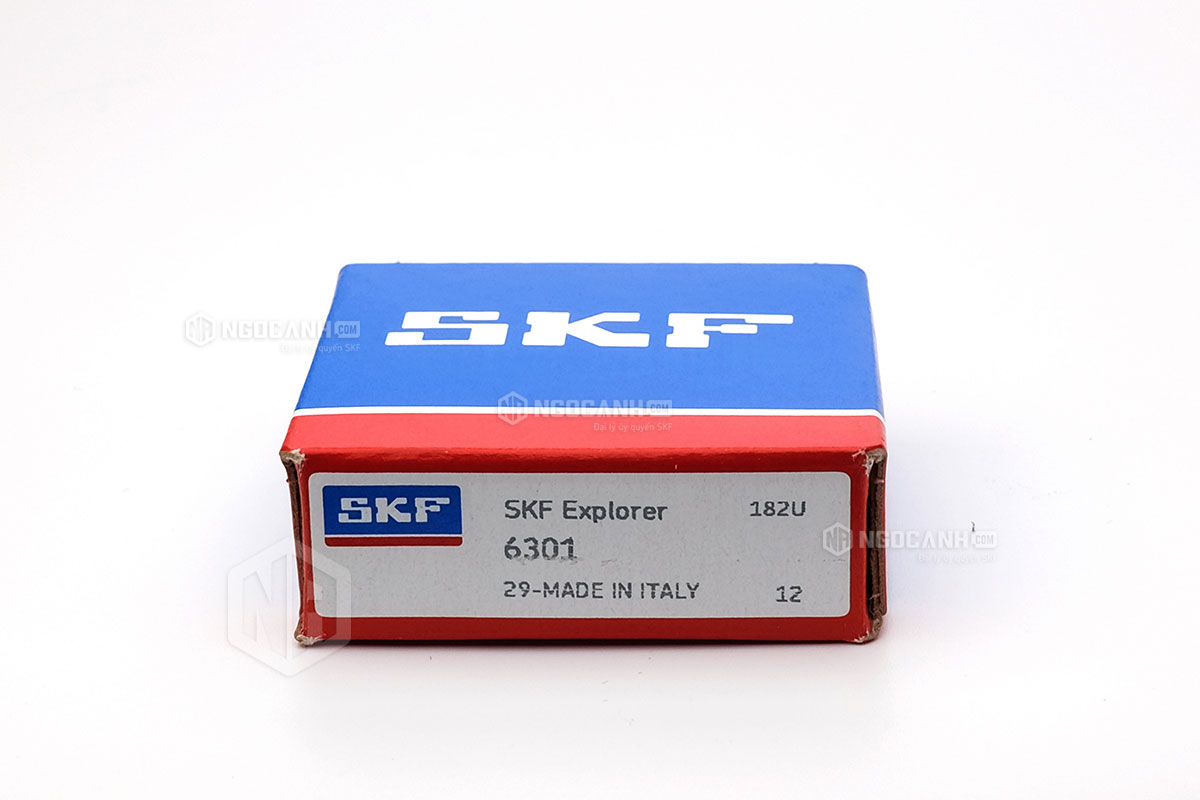 Vòng bi 6301 thương hiệu SKF do NGOCANH.COM phân phối chính hãng tại thị trường Việt Nam