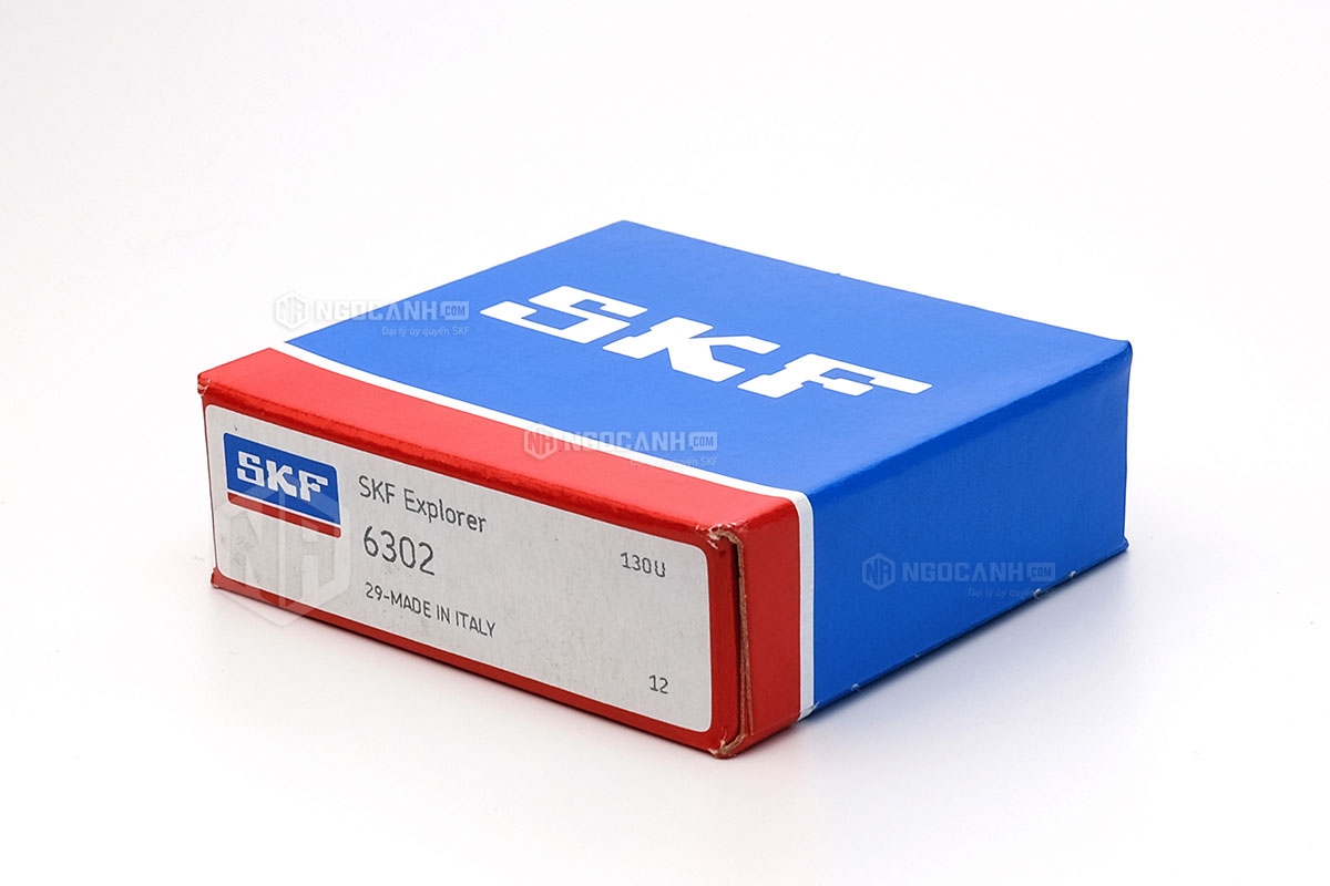 Vòng bi SKF 6302 có cấu tạo không sử dụng phớt chắn mỡ