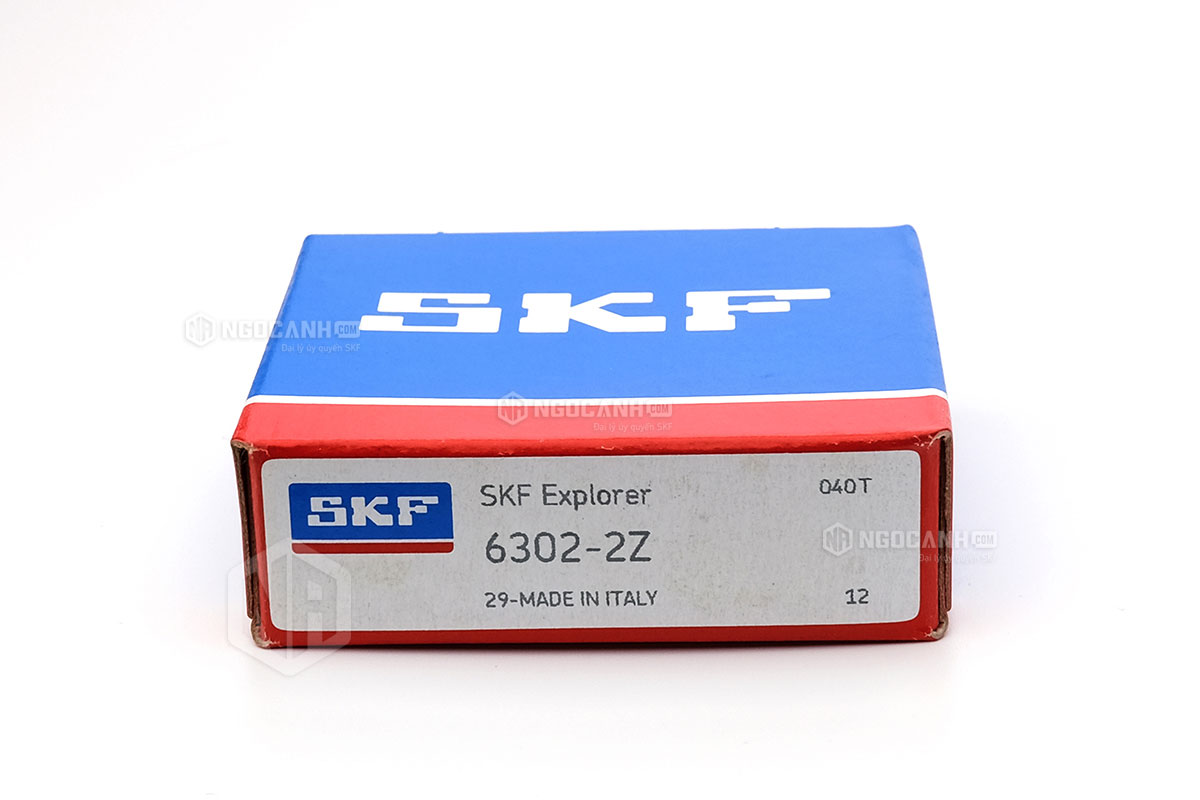 Vòng bi 6302-2Z thương hiệu SKF do NGOCANH.COM phân phối chính hãng tại thị trường Việt Nam