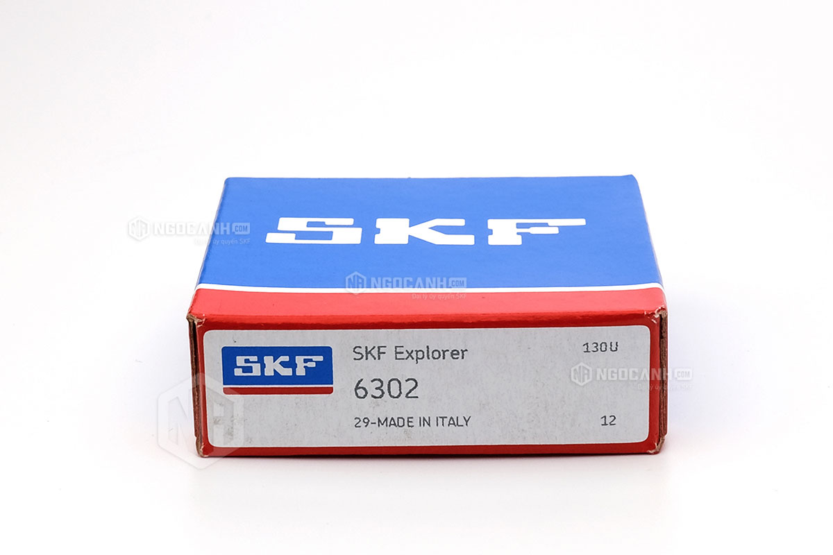 Vòng bi 6302 thương hiệu SKF do NGOCANH.COM phân phối chính hãng tại thị trường Việt Nam