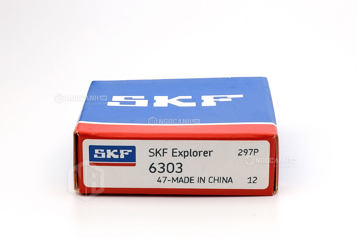 Vòng bi 6303 thương hiệu SKF do NGOCANH.COM phân phối chính hãng tại thị trường Việt Nam