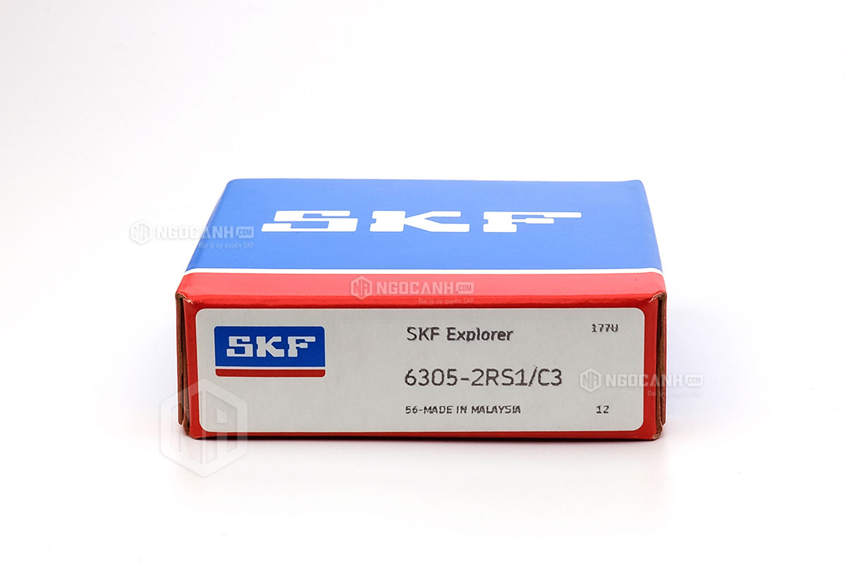 Vòng bi 6305-2RS1/C3 thương hiệu SKF do NGOCANH.COM phân phối chính hãng tại thị trường Việt Nam
