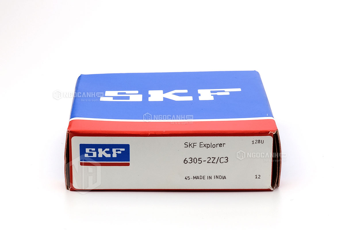 Vòng bi 6305-2Z/C3 thương hiệu SKF do NGOCANH.COM phân phối chính hãng tại thị trường Việt Nam