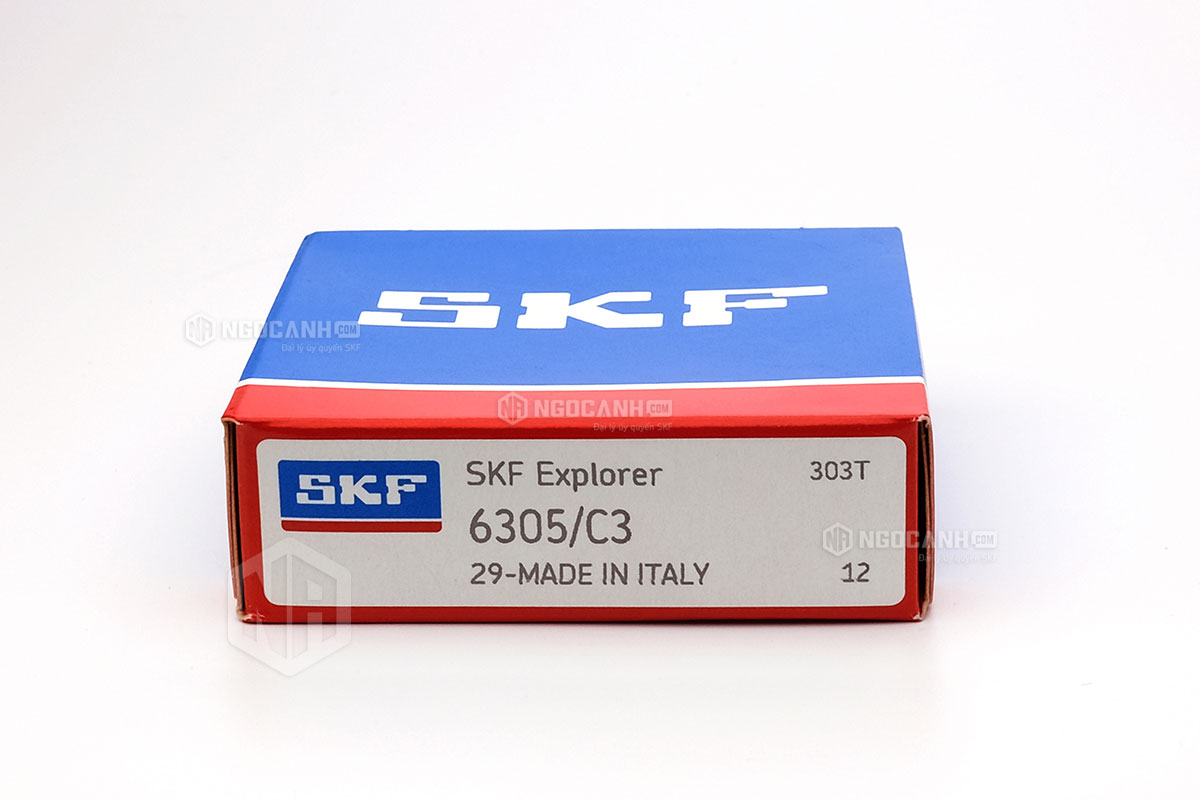 Vòng bi 6305/C3 thương hiệu SKF do NGOCANH.COM phân phối chính hãng tại thị trường Việt Nam