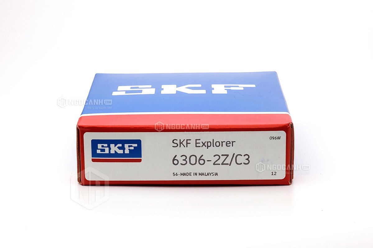 Vòng bi 6306-2Z/C3 thương hiệu SKF do NGOCANH.COM phân phối chính hãng tại thị trường Việt Nam