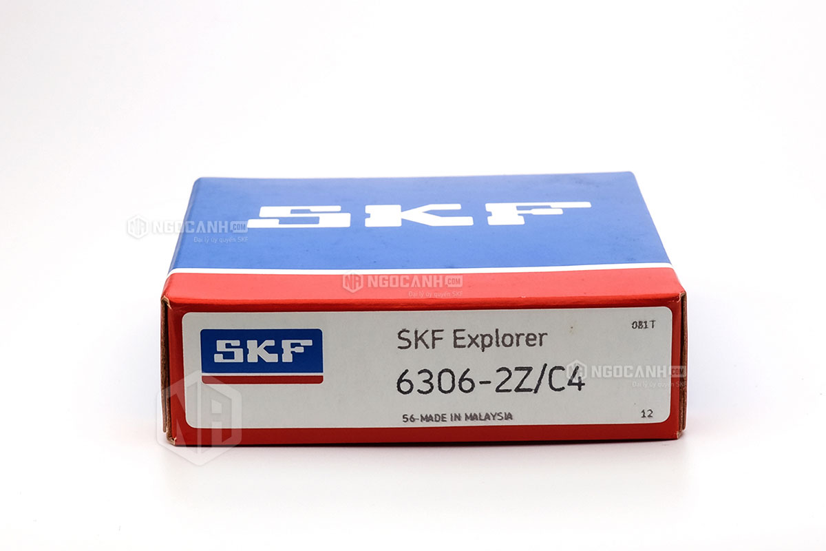 Vòng bi 6306-2Z/C4 thương hiệu SKF do NGOCANH.COM phân phối chính hãng tại thị trường Việt Nam