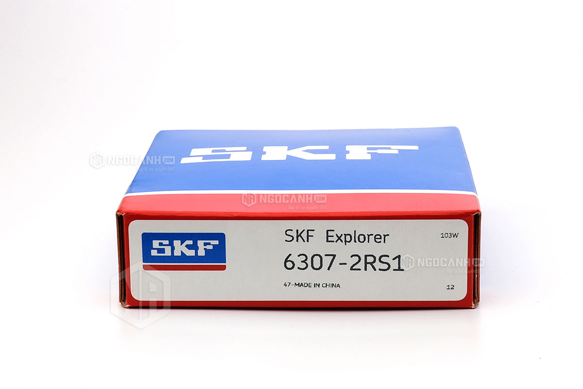 Vòng bi 6307-2RS1 thương hiệu SKF do NGOCANH.COM phân phối chính hãng tại thị trường Việt Nam
