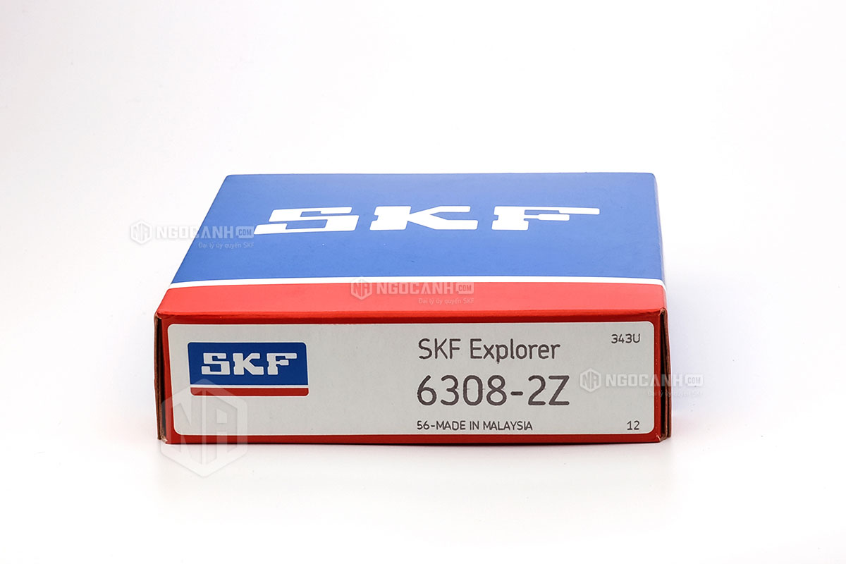 Vòng bi 6308-2Z thương hiệu SKF do NGOCANH.COM phân phối chính hãng tại thị trường Việt Nam