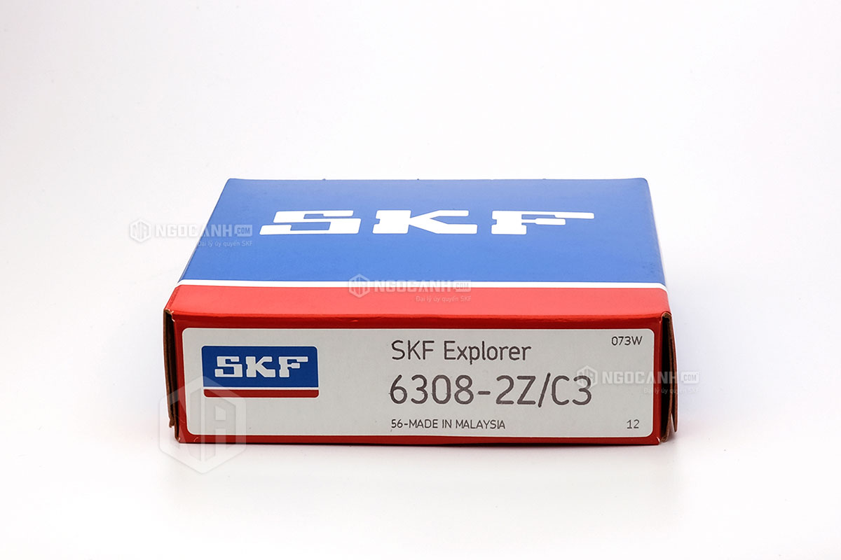 Vòng bi 6308-2Z/C3 thương hiệu SKF do NGOCANH.COM phân phối chính hãng tại thị trường Việt Nam