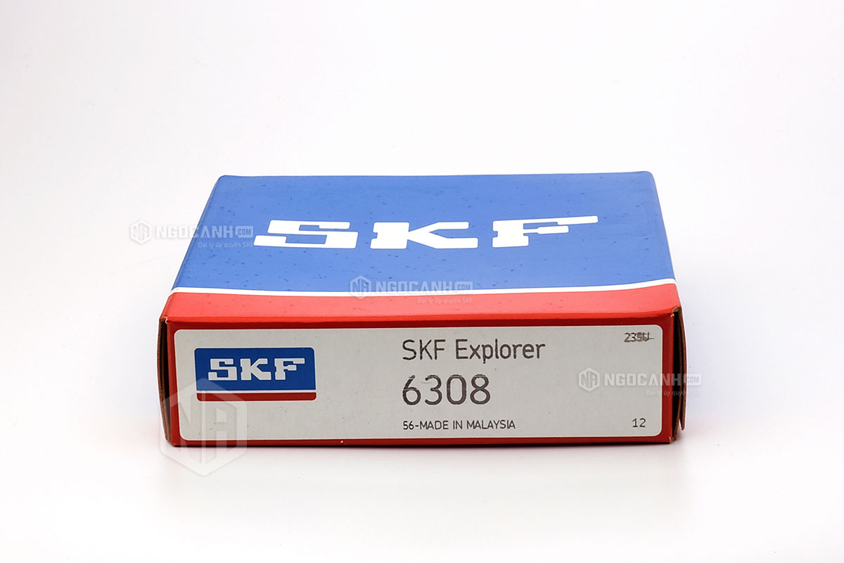 Vòng bi 6308 thương hiệu SKF do NGOCANH.COM phân phối chính hãng tại thị trường Việt Nam
