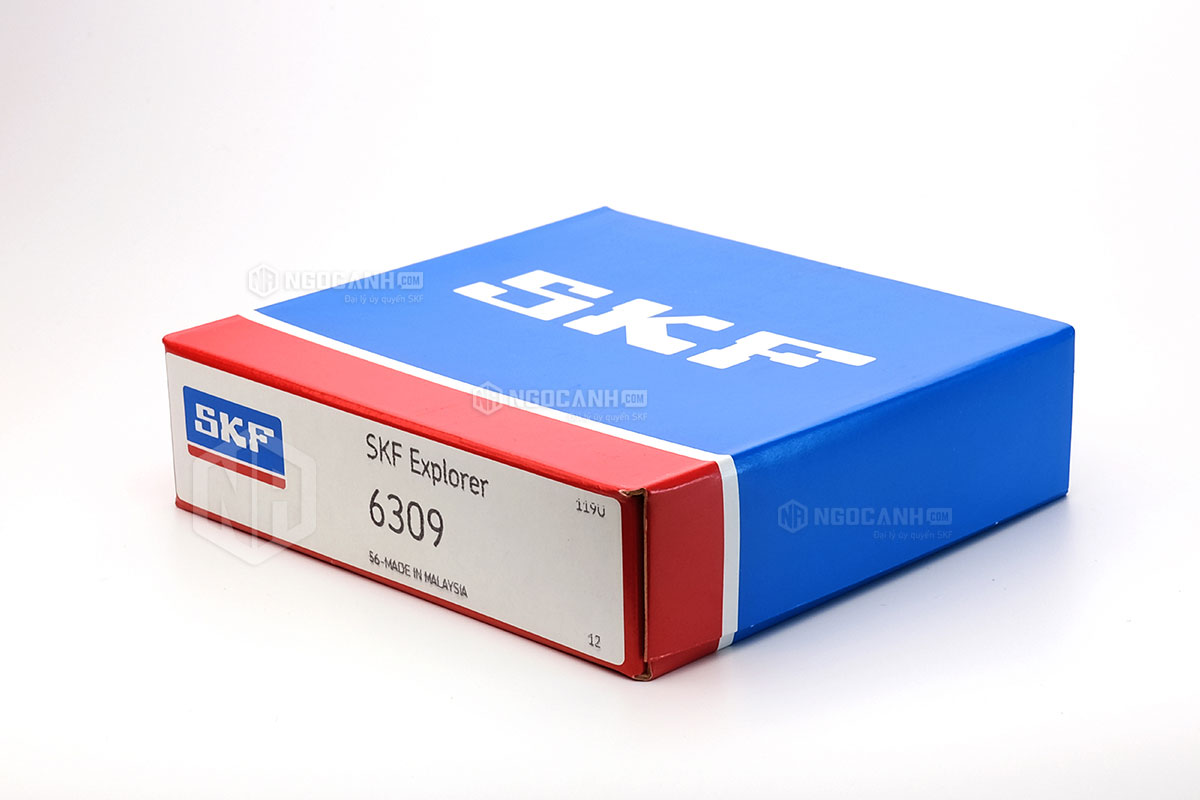 Vòng bi SKF 6309 có cấu tạo không sử dụng phớt chắn mỡ