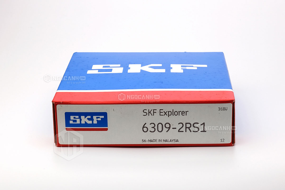Vòng bi 6309-2RS1 thương hiệu SKF do NGOCANH.COM phân phối chính hãng tại thị trường Việt Nam