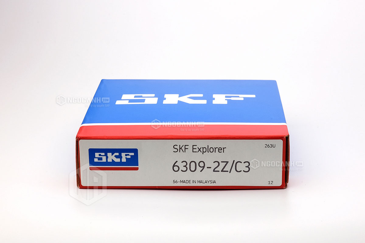 Vòng bi 6309-2Z/C3 thương hiệu SKF do NGOCANH.COM phân phối chính hãng tại thị trường Việt Nam