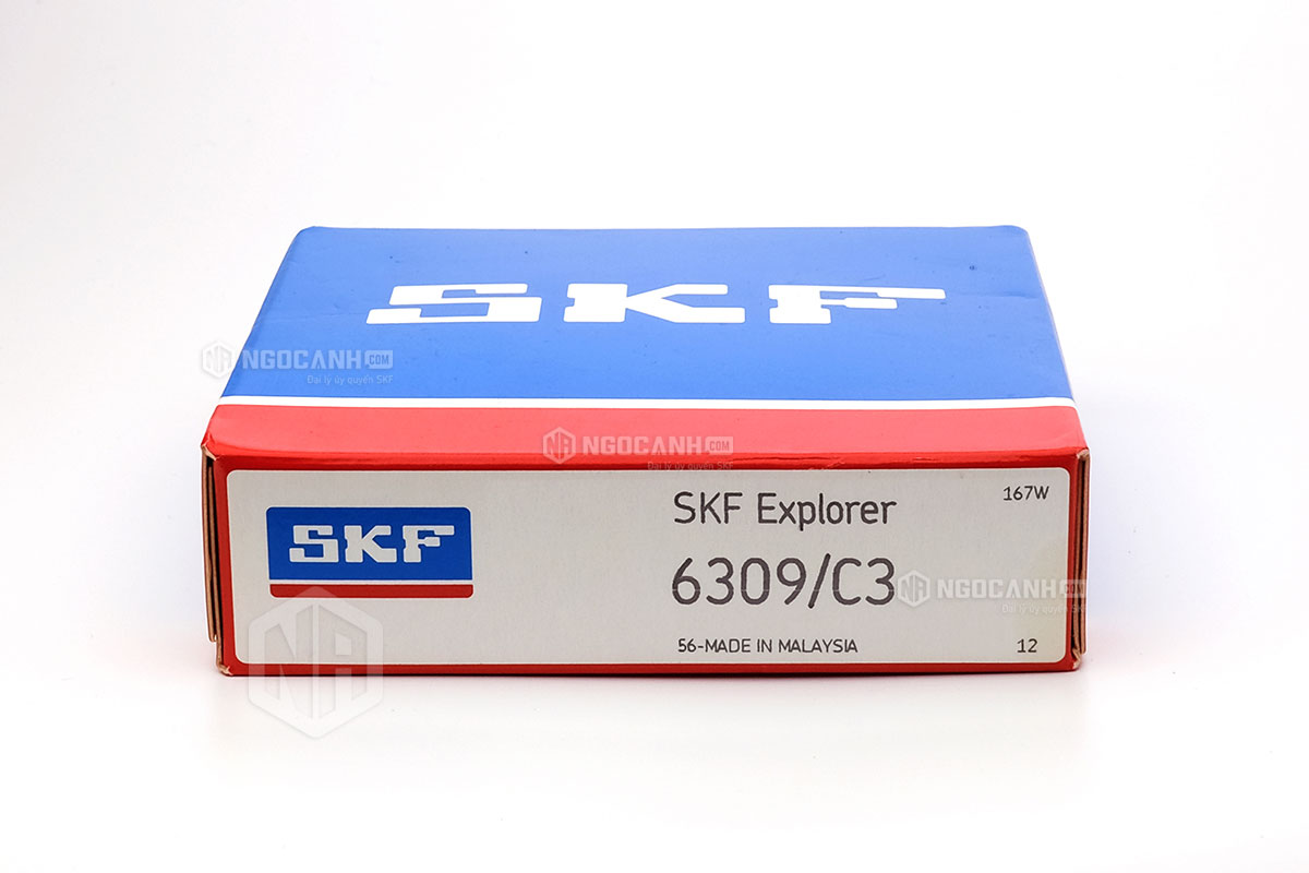 Vòng bi 6309/C3 thương hiệu SKF do NGOCANH.COM phân phối chính hãng tại thị trường Việt Nam